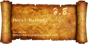 Herzl Bulcsú névjegykártya